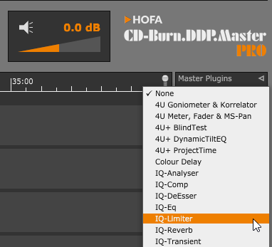 Master plugins for summing