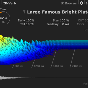 Audio-Plugin mit 3D-Hall-Spektrumanzeige